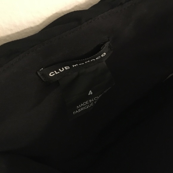 Club Monaco black one shoulder dress - Picture 2 of 2